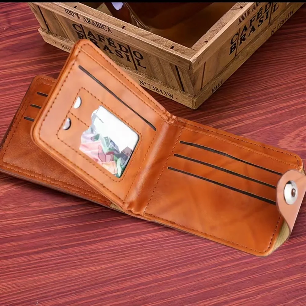Vintage Leather RFID Wallet for Men - Multi-Functional ID, CREDIT CARD, MONEY